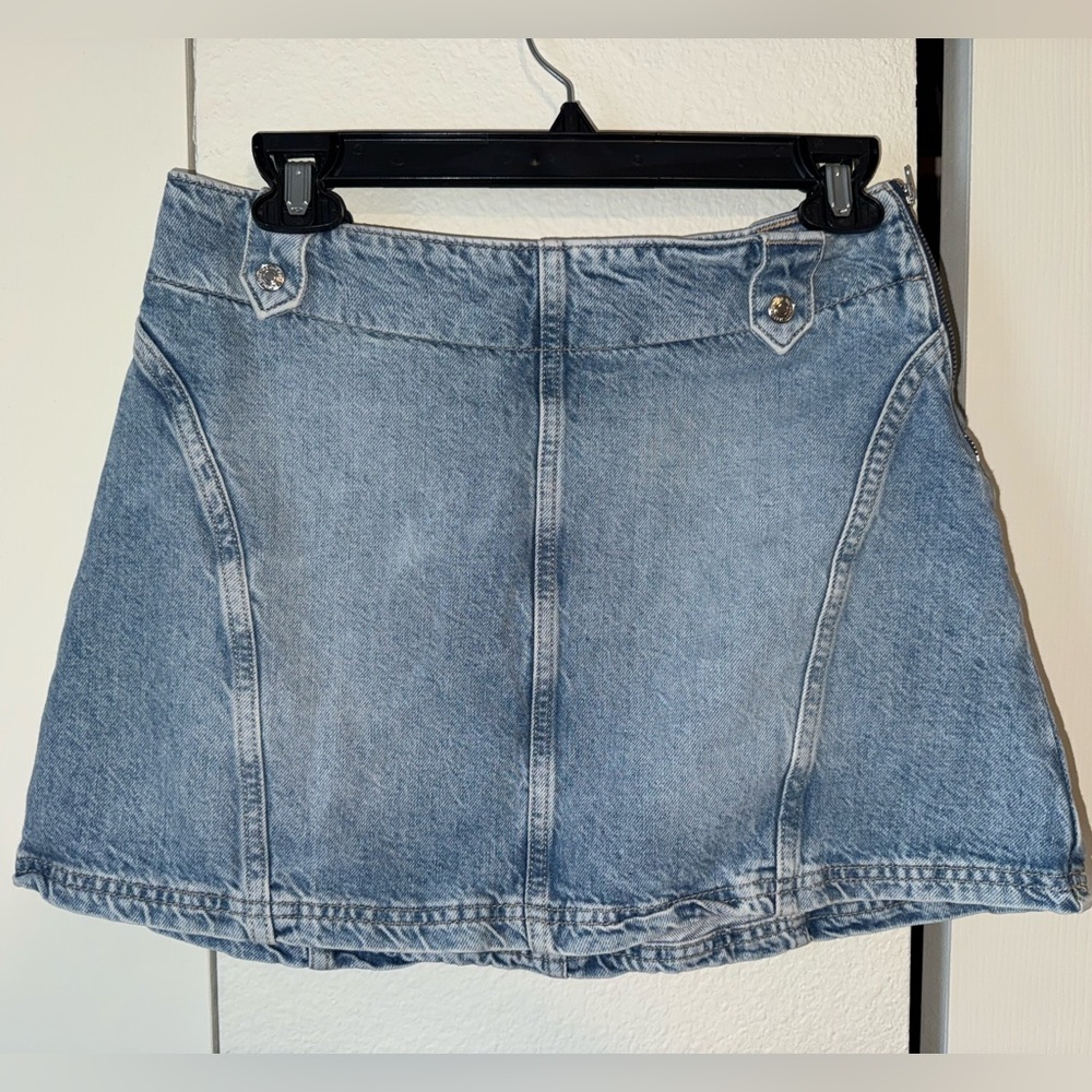 Denim Mini Skirt